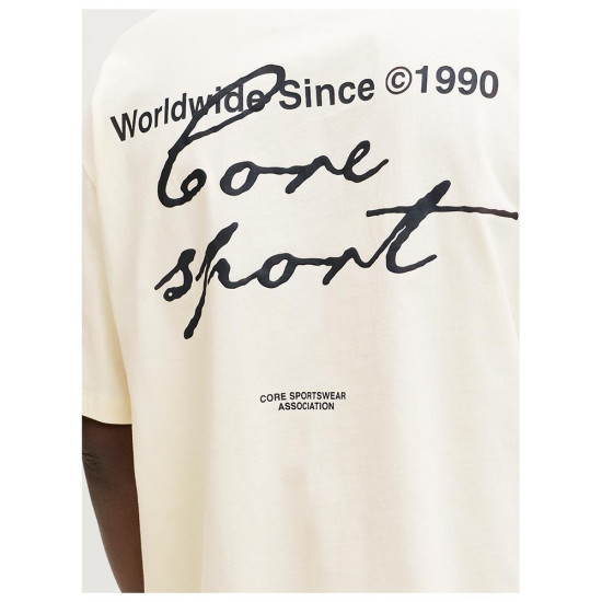 Jack & Jones Ανδρική κοντομάνικη μπλούζα Dust Script Back Crew Neck T-Shirt